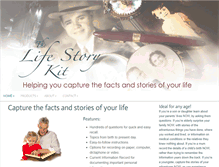 Tablet Screenshot of lifestorykits.com.au